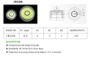 Circular Level Vial K-CR1206